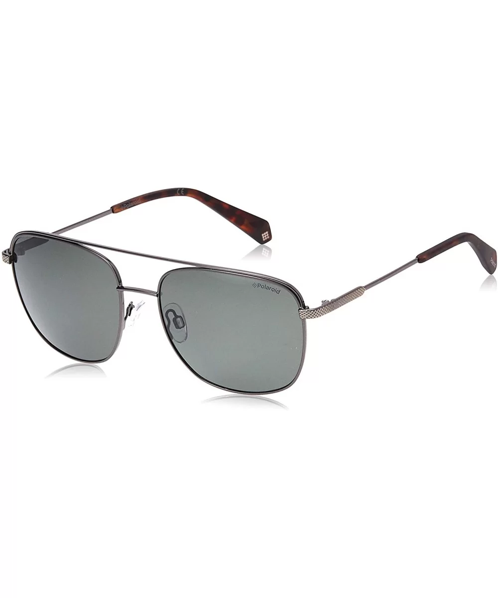 Men's Pld2056/S Square Sunglasses - Dk Ruthen - C4186NKSLRD $25.62 Square