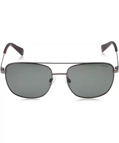 Men's Pld2056/S Square Sunglasses - Dk Ruthen - C4186NKSLRD $25.62 Square