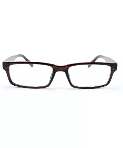 Hot Sellers Nerd Geeky Trendy Cosplay Costume Unique Clear Lens Fashionista Glasses - 1834 Brown - CD11OCCV47H $7.76 Square