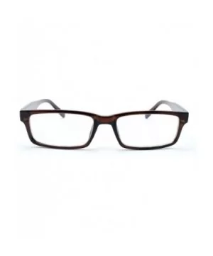 Hot Sellers Nerd Geeky Trendy Cosplay Costume Unique Clear Lens Fashionista Glasses - 1834 Brown - CD11OCCV47H $7.76 Square