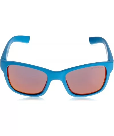 Reach Children Sportswear Sunglasses with Excellent Protection for Ages 6-10 Years - Matt Blue - C711HXNMH5Z $39.56 Shield