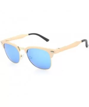 Blue Light Blocking Glasses for Computer Use-Polarized Sunglasses for Women Men Retro Sun Glasses - Gold&blue - CT18XYGQ6AT $...