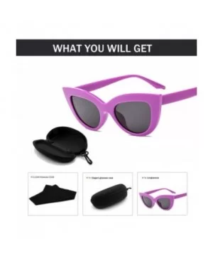 Men's Fashion Cat Eye Lady Sunglasses Retro Mod Style Retro Sunglasses (Color NO.7) - No.7 - CY1993R3Y79 $41.03 Cat Eye