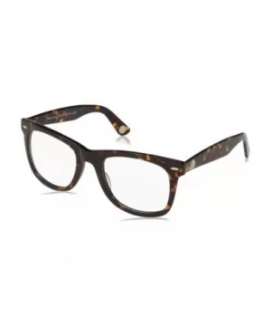 KBT16432 Wayfarer Timeless Sunglasses - Tortoise/Gold/Clear - CJ184YRTWOZ $47.30 Wayfarer