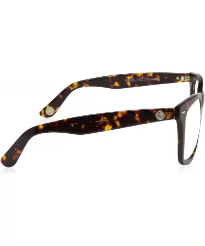 KBT16432 Wayfarer Timeless Sunglasses - Tortoise/Gold/Clear - CJ184YRTWOZ $47.30 Wayfarer