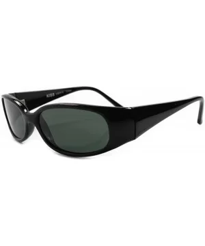 Classic Vintage Indie 80s Around Rectangle Sunglasses - Black - CX18ECESX87 $11.23 Rectangular