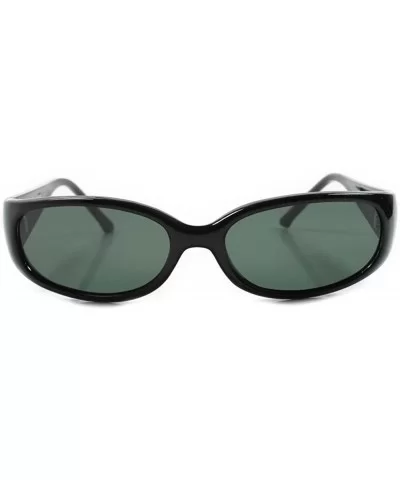 Classic Vintage Indie 80s Around Rectangle Sunglasses - Black - CX18ECESX87 $11.23 Rectangular