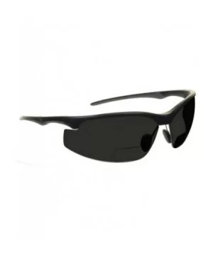 Bifocal Sport Sunglasses ANSI Z87 Safety Adjustable Nose Piece Cycling - Matte Black - C6193CH5DYU $12.63 Semi-rimless