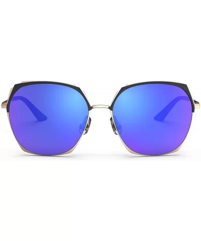 RIVBOS lentes moderno conducir protecci - Black Frame&blue Polarized Lens - CG18YHKCGWE $27.93 Butterfly