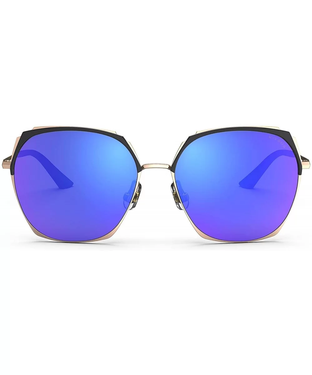 RIVBOS lentes moderno conducir protecci - Black Frame&blue Polarized Lens - CG18YHKCGWE $27.93 Butterfly