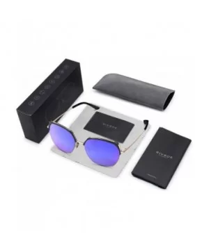 RIVBOS lentes moderno conducir protecci - Black Frame&blue Polarized Lens - CG18YHKCGWE $27.93 Butterfly