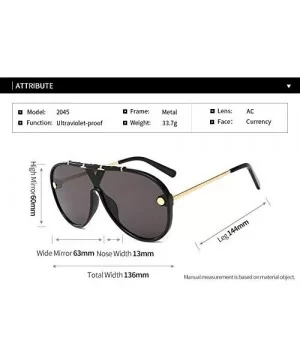 Oversized Sunglasses Vintage Driving Sunglass - C4 - CJ197ZXIQ2H $5.83 Oversized