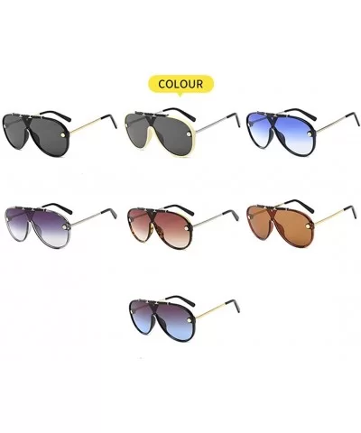 Oversized Sunglasses Vintage Driving Sunglass - C4 - CJ197ZXIQ2H $5.83 Oversized