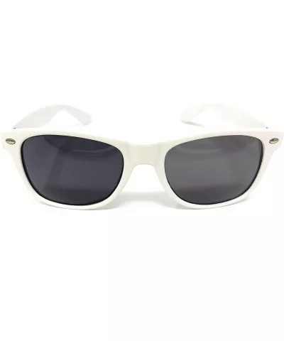 New Permium Mens & Womens polarized Sunglasses with Gray Lenses UV400 free Bag - White - C518SSDX2OR $4.46 Round