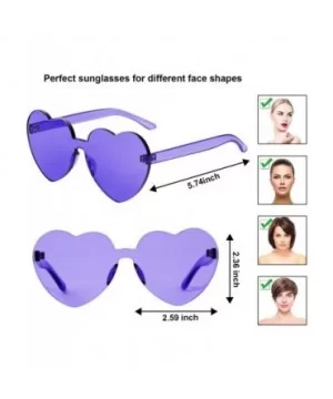 Rimless Sunglasses Transparent Frameless - CJ18O5GOQOK $14.59 Rimless