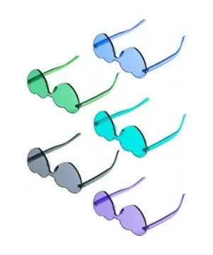 Rimless Sunglasses Transparent Frameless - CJ18O5GOQOK $14.59 Rimless