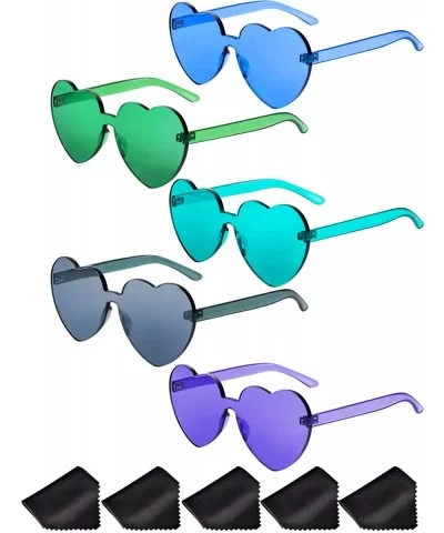 Rimless Sunglasses Transparent Frameless - CJ18O5GOQOK $14.59 Rimless