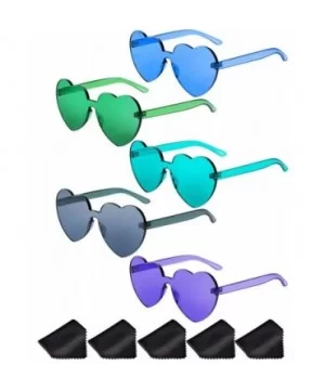 Rimless Sunglasses Transparent Frameless - CJ18O5GOQOK $14.59 Rimless