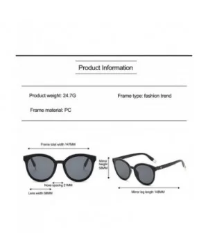 Unisex Polarized Sunglasses Classic Men Retro Rectangular Sun Glasses - CI18TC2D9AZ $8.20 Rectangular