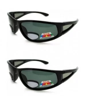 2 Pair of Polarized Bifocal Sunglasses - Outdoor Reading Sunglasses - Black/Black - C912BWR8S2N $13.92 Wrap