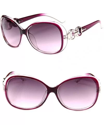 Women Fashion All-match Gradient Large Frame Sunglasses for Outdoor Sports - 2 - CV18Y8MH9WW $6.87 Sport