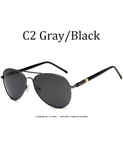 2019 Brand Classic Fashion Men Polarized Sunglasses Driving UV400 Travel 209 C1 - 209 C2 - CG18YZWWIGU $5.25 Aviator