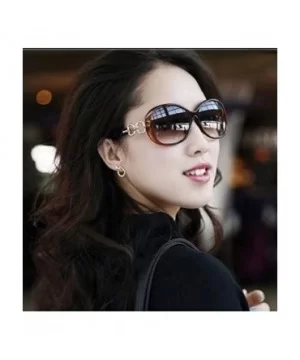 Sunglasses Women Large Frame Glasses Eyewear UV protection Goggles - Black - CA184C03ZHZ $6.08 Goggle