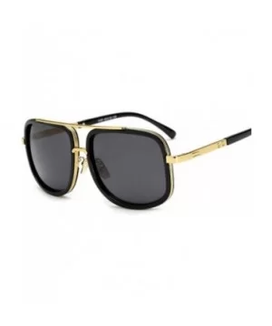 Oversized Men Sunglasses Luxury Women Sun Glasses Square Retro - C3 - CM194ONQG5M $27.32 Rectangular