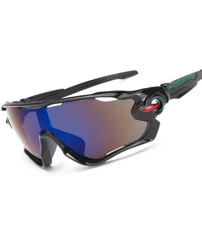 Sports Sunglasses Sports Sunglasses outdoor men's and women's cycling - 17. Solid White Frame Green Mercury - CR18AA24W26 $30...