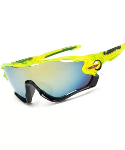 Sports Sunglasses Sports Sunglasses outdoor men's and women's cycling - 17. Solid White Frame Green Mercury - CR18AA24W26 $30...