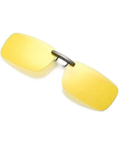 Stylish Sunglasses for Men Women 100% UV protectionPolarized Sunglasses - Yellow - CK18S0QNOLS $5.17 Round