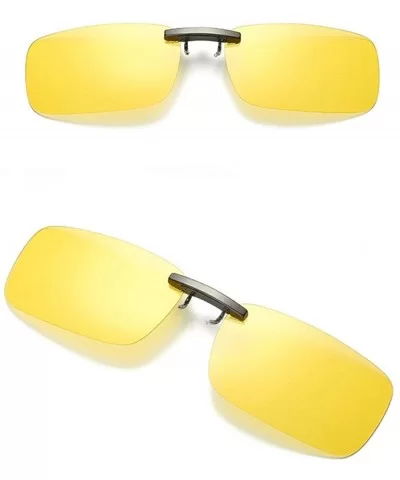 Stylish Sunglasses for Men Women 100% UV protectionPolarized Sunglasses - Yellow - CK18S0QNOLS $5.17 Round