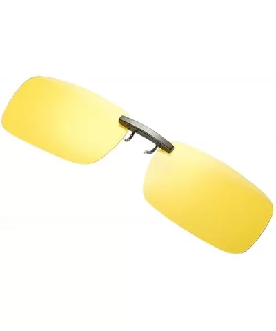 Stylish Sunglasses for Men Women 100% UV protectionPolarized Sunglasses - Yellow - CK18S0QNOLS $5.17 Round