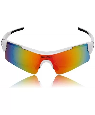 Polarized Cycling Sunglasses Goggles Exchangeable - C61219FJ6LP $9.56 Goggle