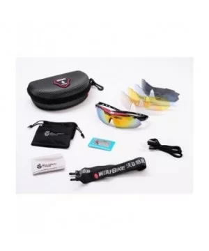 Polarized Cycling Sunglasses Goggles Exchangeable - C61219FJ6LP $9.56 Goggle