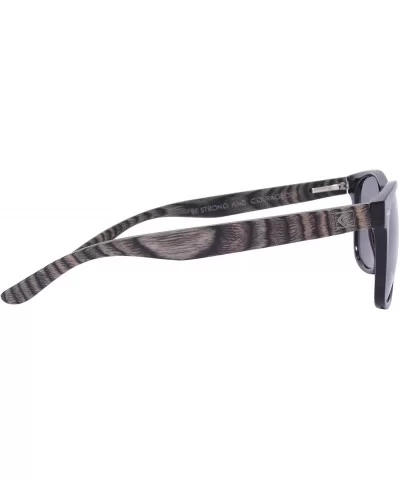 Summit Men's Wayfarer Style Sunglasses- Horn-Rimmed Frame- Genuine Wood Temples- 100% UV Protection Lenses - CE197CU03KT $26....