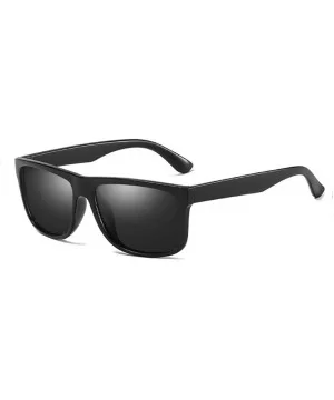 New Fashion Polarized Sunglasses For Men Women Vintage Style C2MatteBlack Grey - C4matteblack Yellow - CF18YZX3RU5 $8.08 Aviator