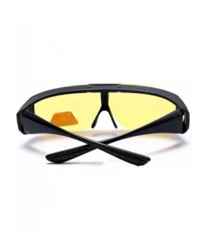 Fit Over Wrap Around Glasses Goggles Polarized Night Tug Above Night Vision Driving Sunglasses Eyewear Flip Lens - CB19547RTL...