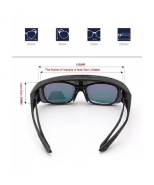 Fit Over Wrap Around Glasses Goggles Polarized Night Tug Above Night Vision Driving Sunglasses Eyewear Flip Lens - CB19547RTL...