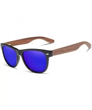 Black Walnut Sunglasses Wood Polarized Sunglasses Men UV Protection Eyewear with Wood Box - Green Walnut Wood - CM194OS05W8 $...