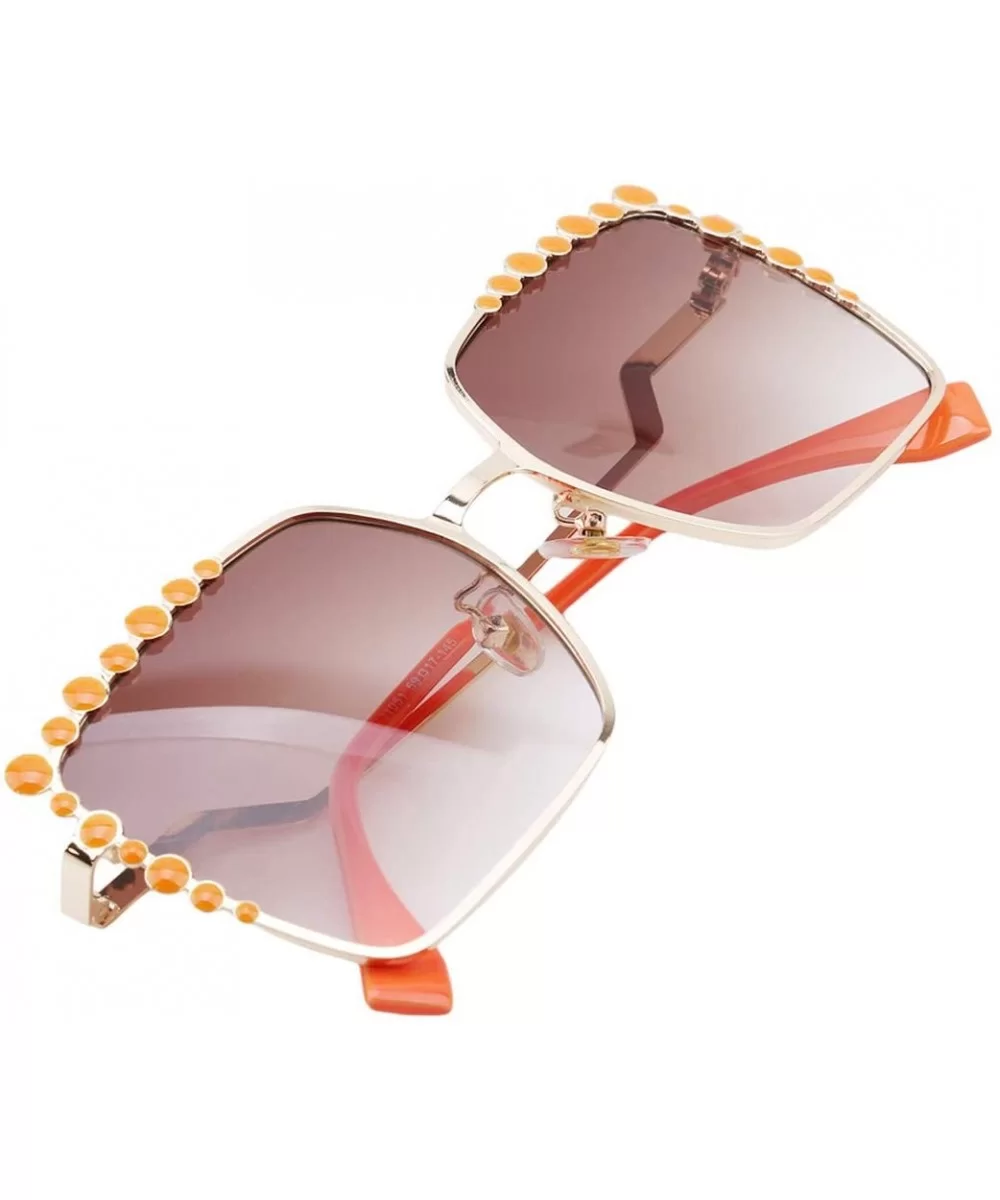 Sunglasses Fashion Oversized Gradient Eyewear - CS18IS89WY9 $5.17 Square