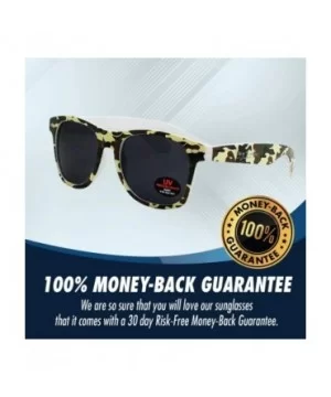 Sunglasses for Men- Women & Kids by Ray Solée- 3 Pack of Tinted Lenses with UVA & UVB Protection - Camo - C718E4AYM0T $7.22 Wrap