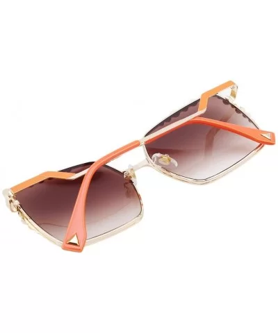 Sunglasses Fashion Oversized Gradient Eyewear - CS18IS89WY9 $5.17 Square