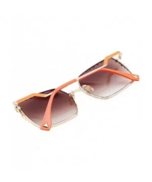 Sunglasses Fashion Oversized Gradient Eyewear - CS18IS89WY9 $5.17 Square