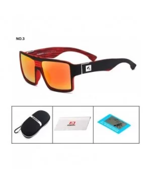 Men Polarized Sunglasses Outdoor Driving Square Sport Fashion Glasses - 3 - CH18G3G5DAQ $11.18 Square