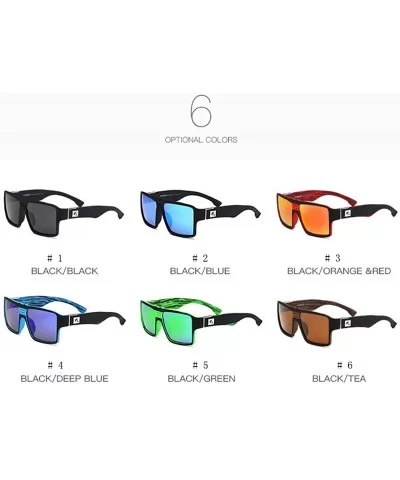 Men Polarized Sunglasses Outdoor Driving Square Sport Fashion Glasses - 3 - CH18G3G5DAQ $11.18 Square