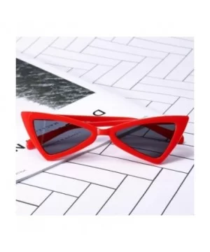 Small Triangle Cat Eye Sunglasses Women Fashion Vintage Eyeglasses Fe2018 Stylish Sun Glasses UV400 Goggles - CX199CEZRTL $27...