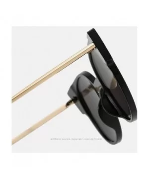 Vintage Cat Sunglasses Women Black Retro Brand Round Sun Glasses Female Eyewear Shades UV400 - Black - C71948OEUY5 $8.83 Round