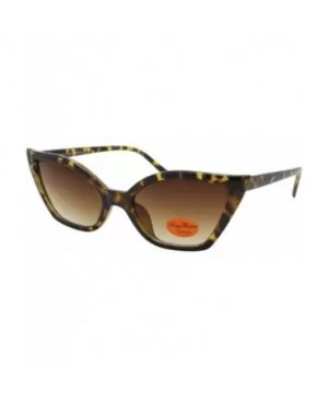 Square Pointy Cat Eye Sunglasses - Totoiseshell/Brown Lens - CP197XO3QO8 $11.91 Square