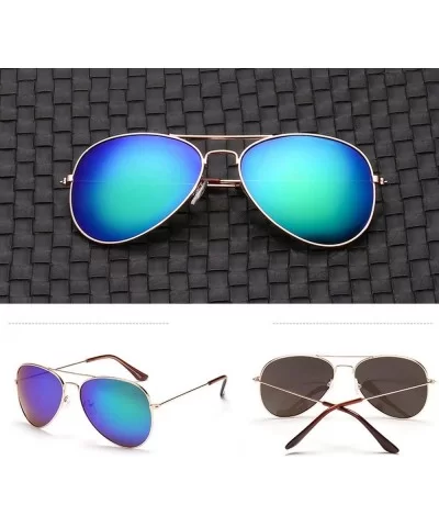 Polarized Sunglasses for Men Women - and Vintage Oversize Metal Frame UV Protection Sunglasses Mirror Eyewears - C51960KDTZG ...